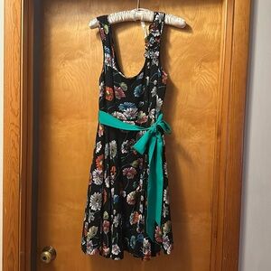 Anthropologie Floral Fit&Flare Dress